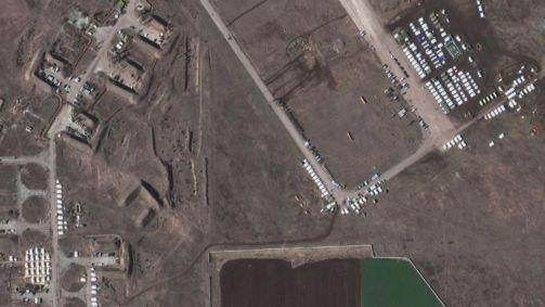 Imagens de satélite mostraram novos destacamentos militares russos em vários locais perto da Ucrânia
