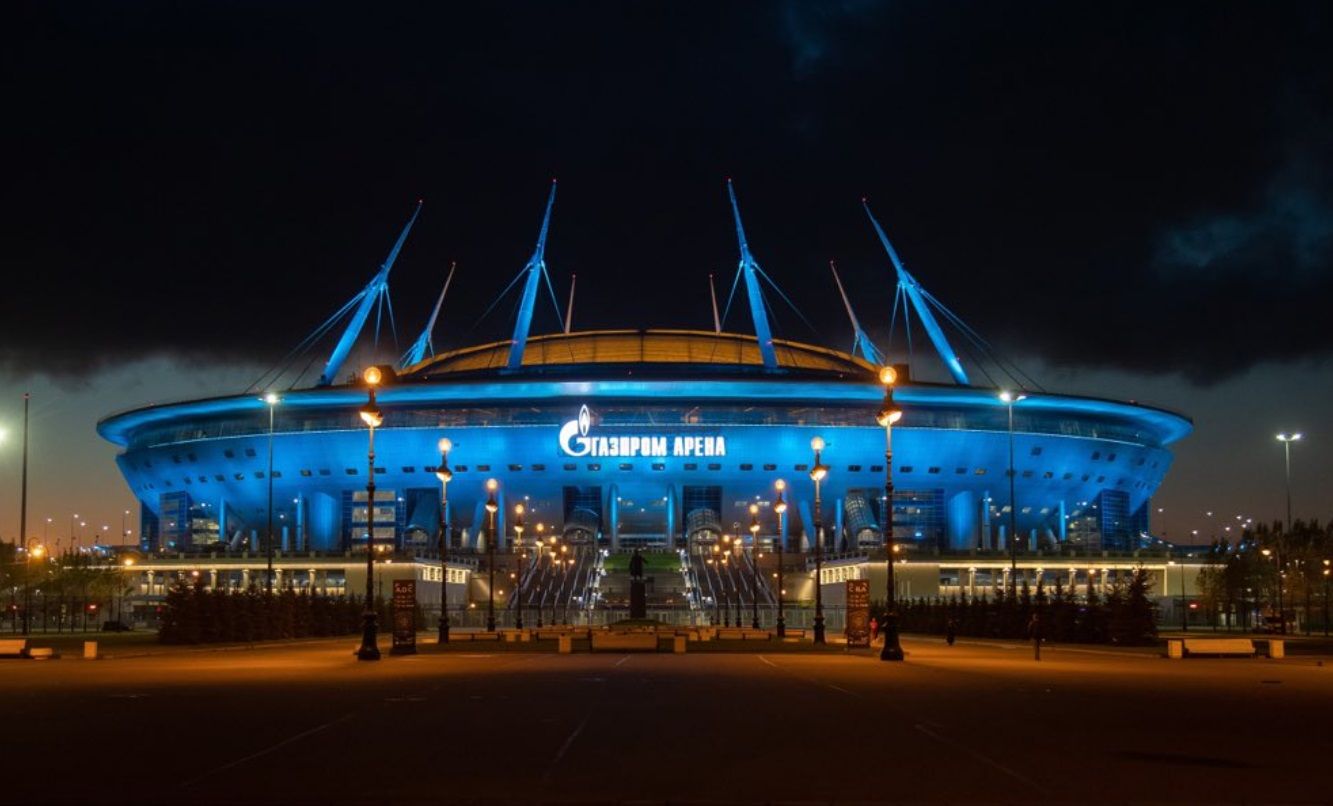 Estádio Zenit São Petesburgo Rússia Liga dos Campeões UEFA