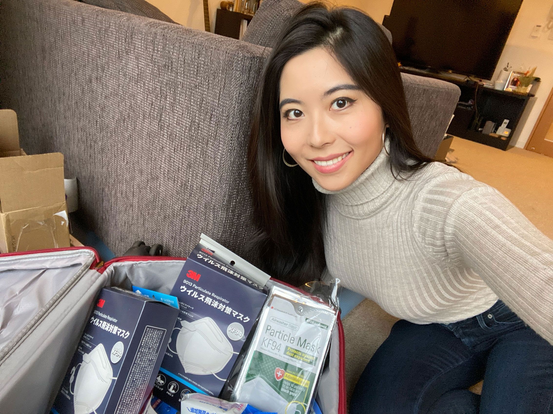 A correspondente da CNN, Selina Wang, começou a se preparar para as Olimpíadas de Pequim com semanas de antecedência. / Selina Wang/CNN