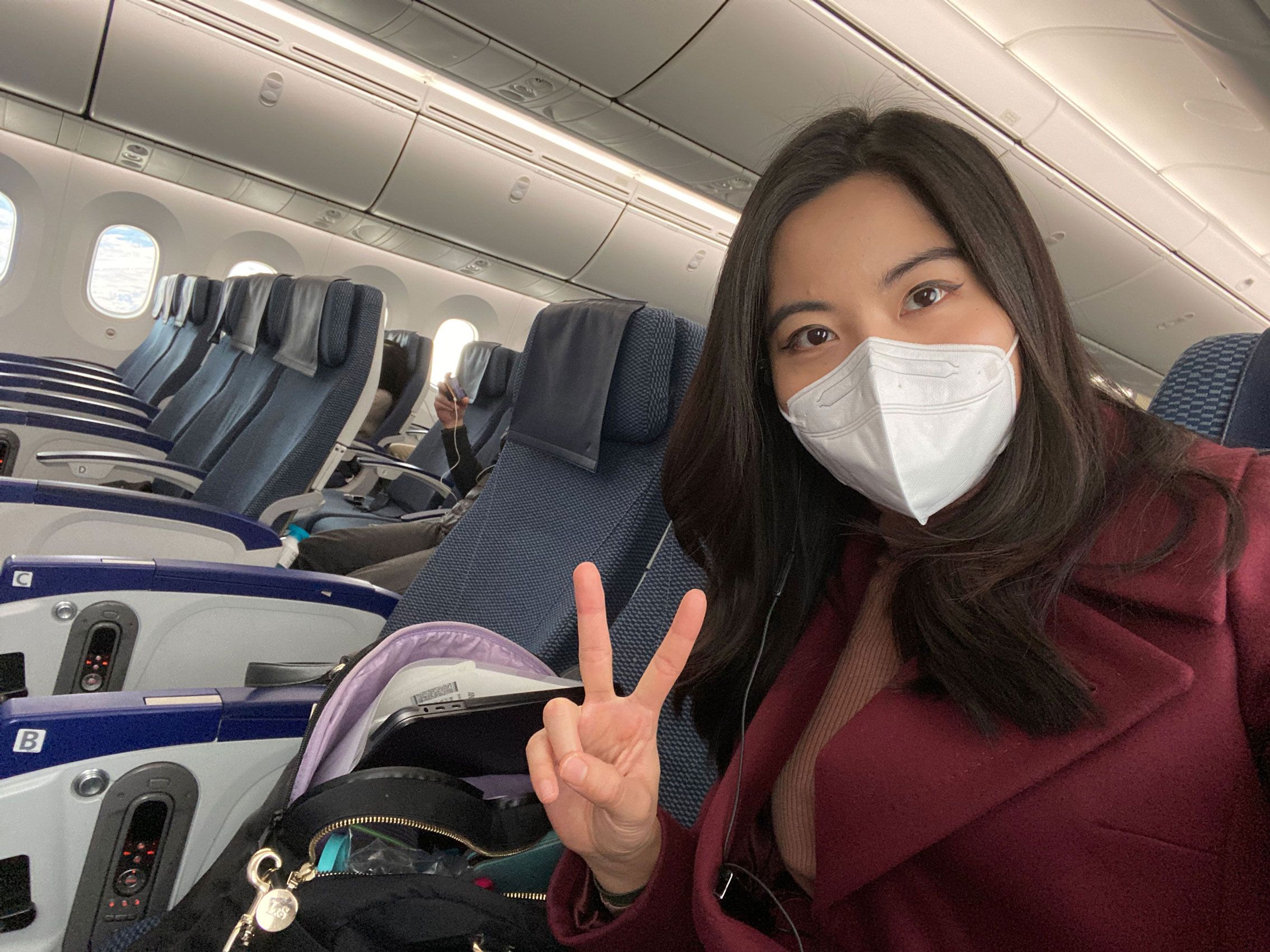 Selina Wang teve uma briga para si mesma no voo de Tóquio para a bolha zero Covid de Pequim / Selina Wang/CNN