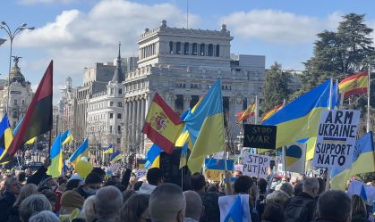 Protestos Madrid - Ucrânia