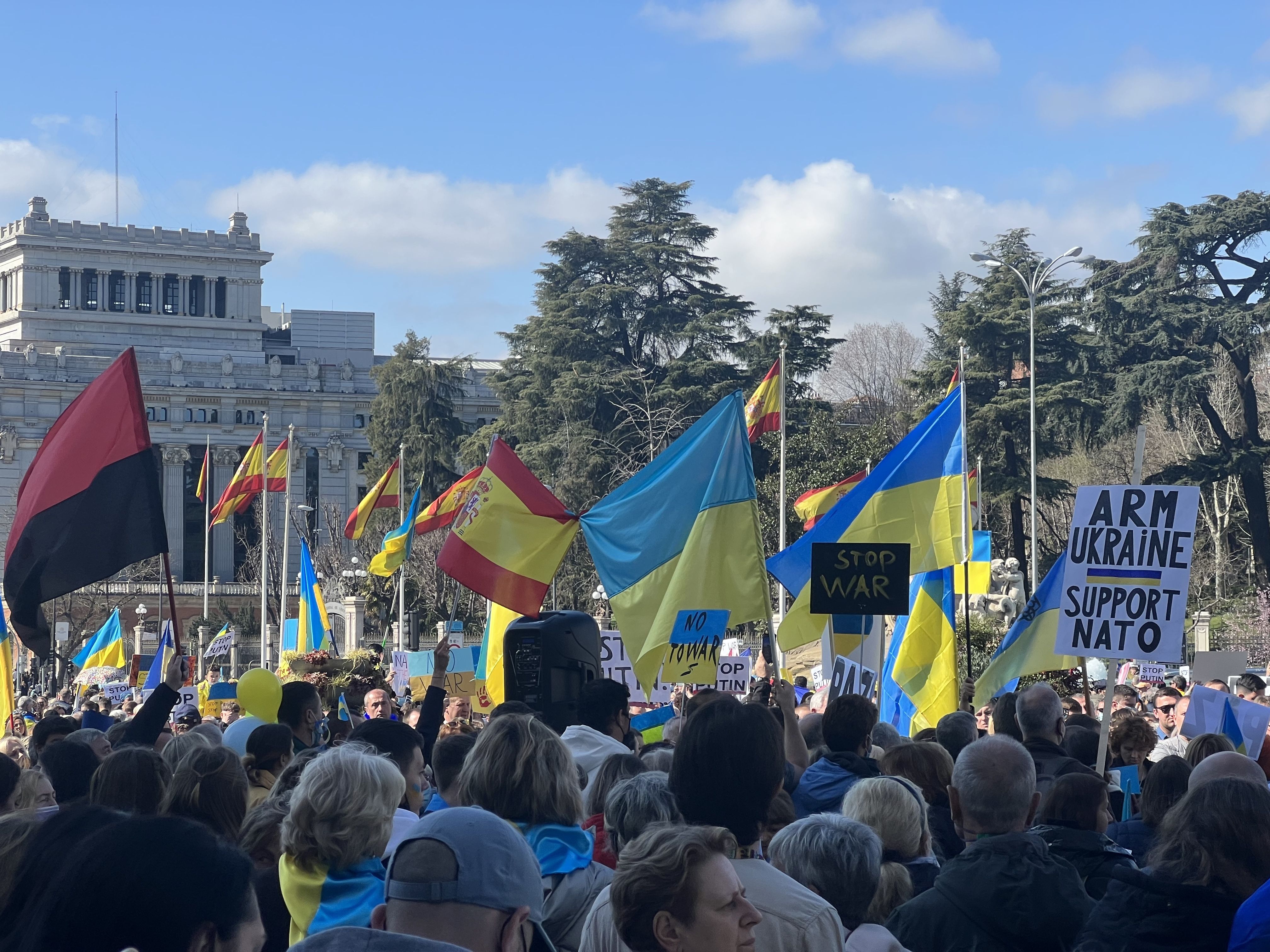 Protestos Madrid - Ucrânia