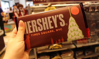 Lucro da Hershey cai 55,5% e atinge US$ 180,9 milhões no 2º trimestre