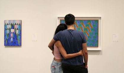 Exposição Volpi popular, do artista modernista Alfredo Volpi, com curadoria de Adriano Pedrosa e Tomás Toledo, no Museu de Arte de São Paulo - Masp.