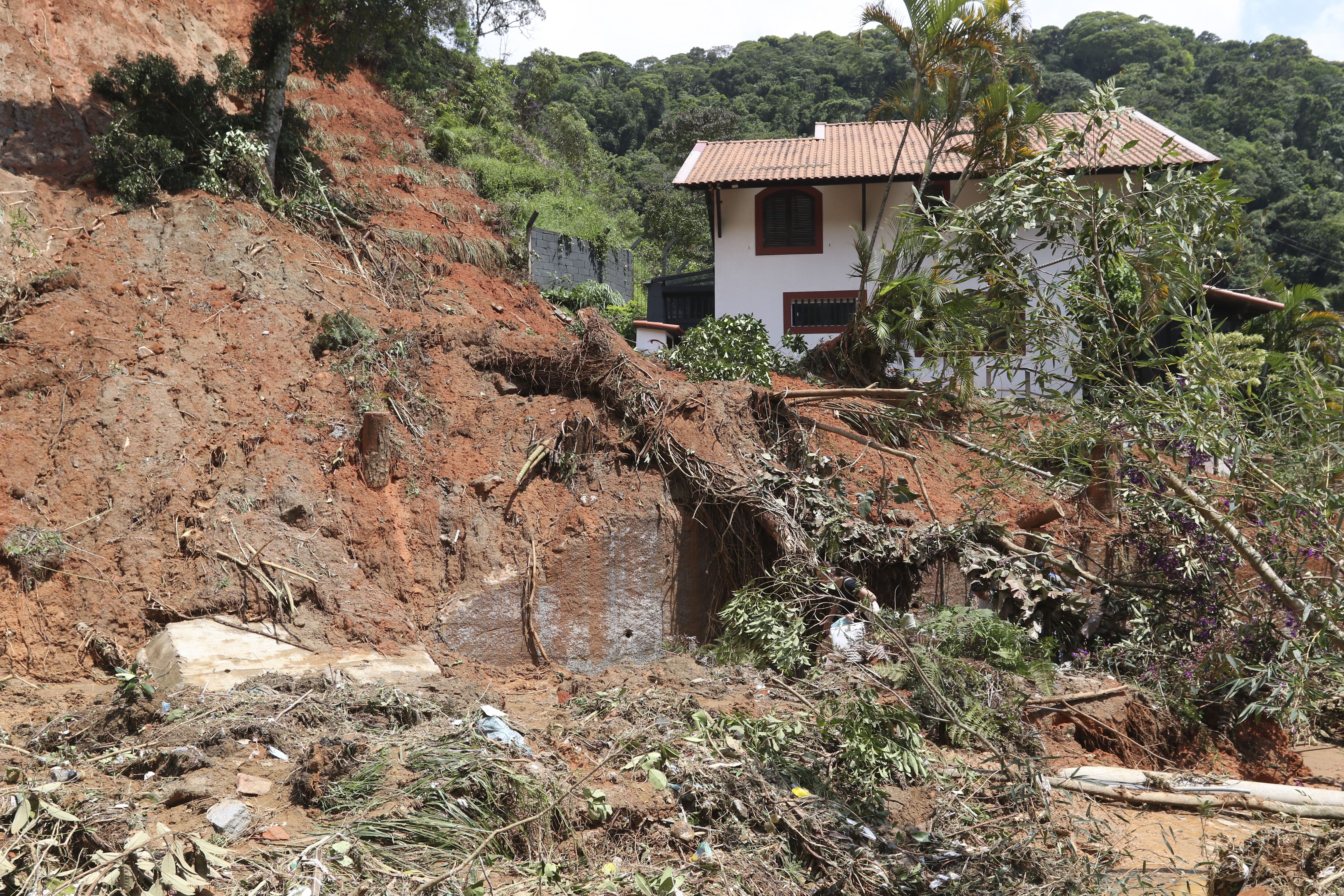 Petrópolis, no Rio de Janeiro, chuvas causam destruição na cidade da Região Serrana, em fevereiro de 2022