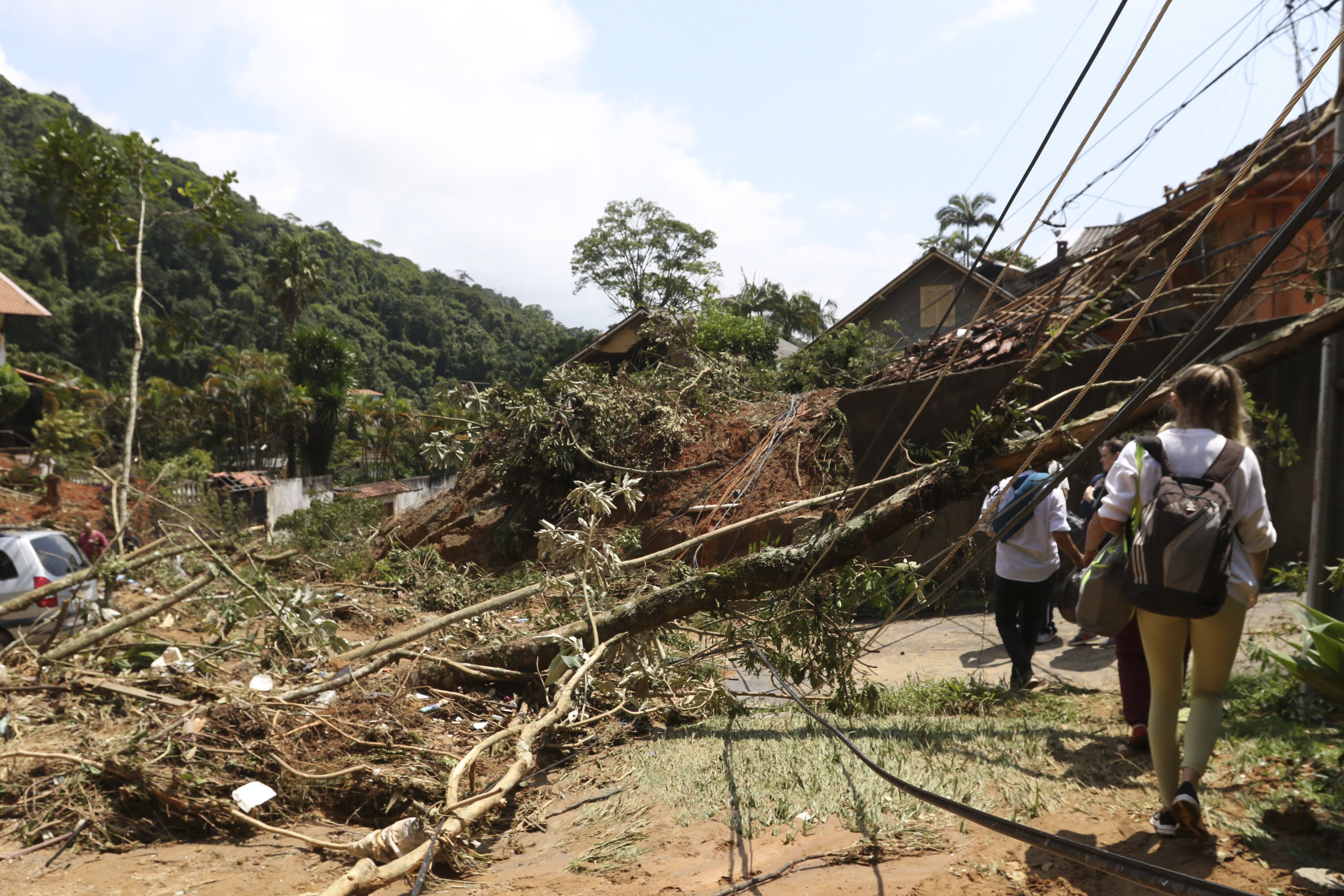 Petrópolis, no Rio de Janeiro, chuvas causam destruição na cidade da Região Serrana, em fevereiro de 2022