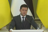 Presidente da Ucrânia cobra sanções do Ocidente contra russos e pede fim de gasoduto