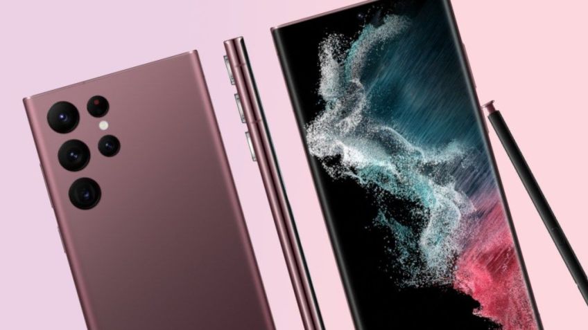 O aparelho Galaxy S22, novo lançamento da Samsung com "caneta S" / Samsung/Divulgação