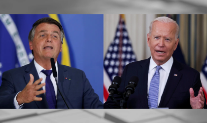 Presidente brasileiro ganha o referente a 20% da remuneração de Biden