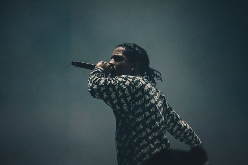 A$AP Rocky em apresentação no Lollapalooza, neste sábado. / Camila Cara
