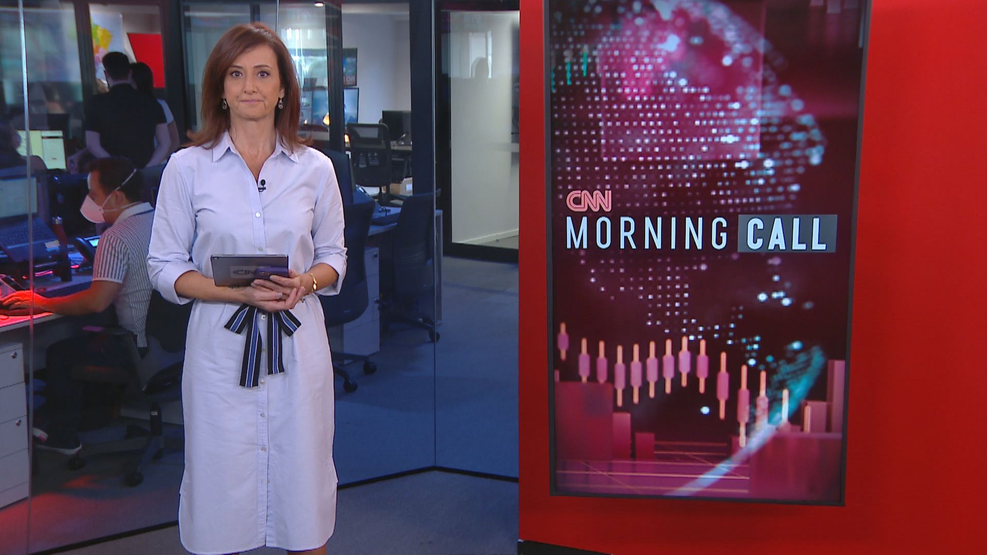 Thais Herédia no quadro Morning Call