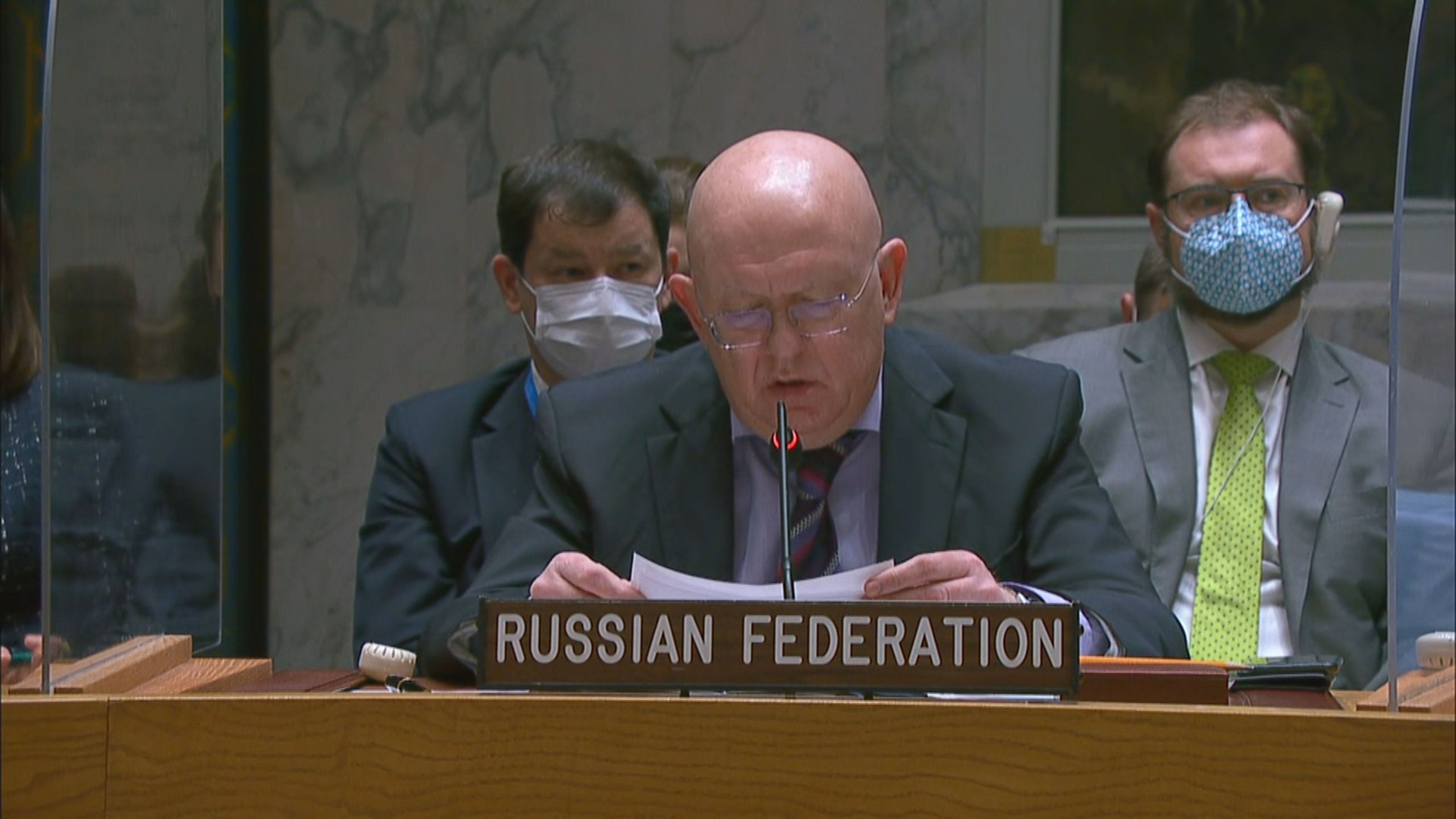 Vassily Nebenzya, embaixador da Rússia na ONU