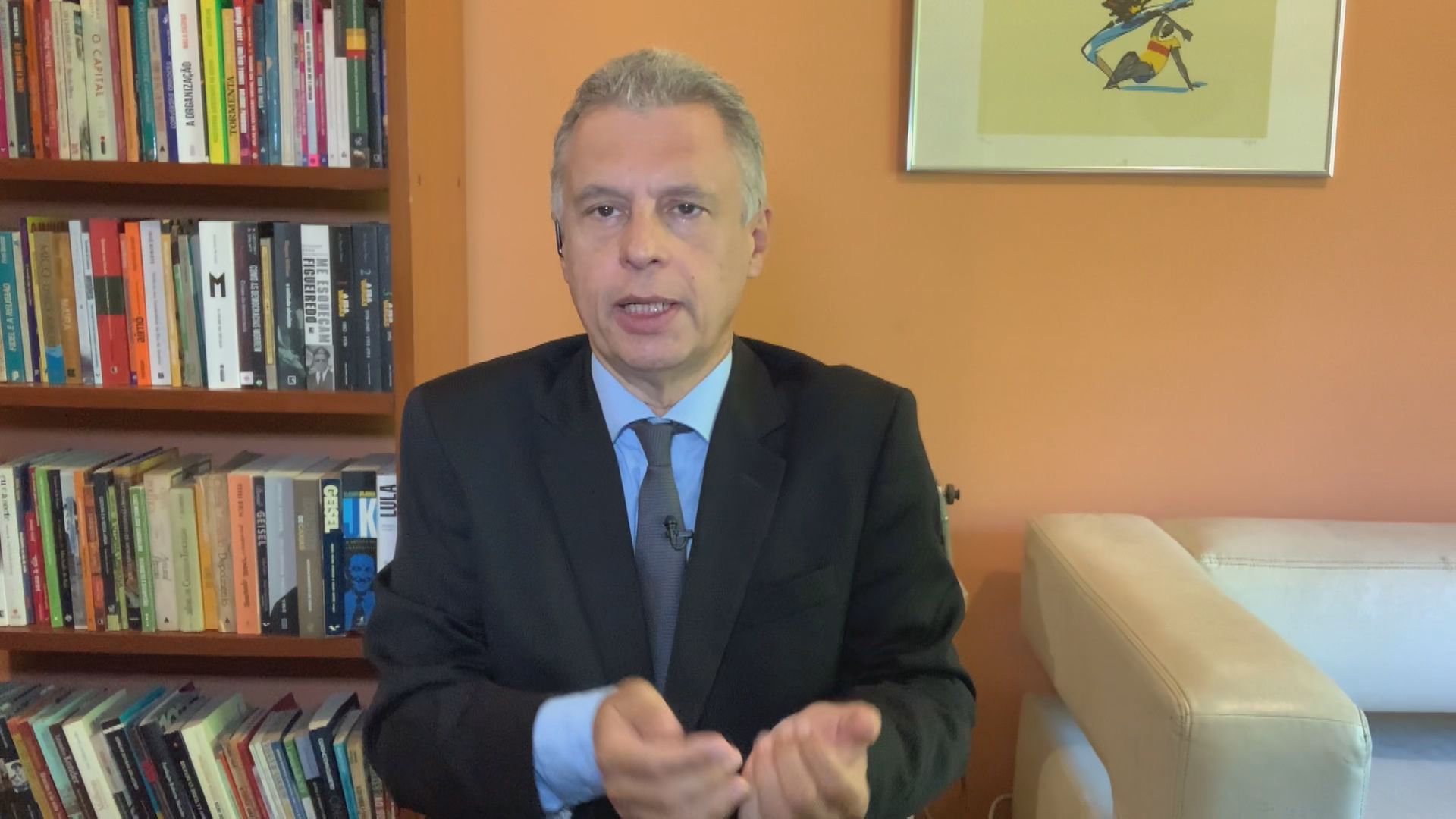 Fernando Molica no quadro Liberdade de Opinião