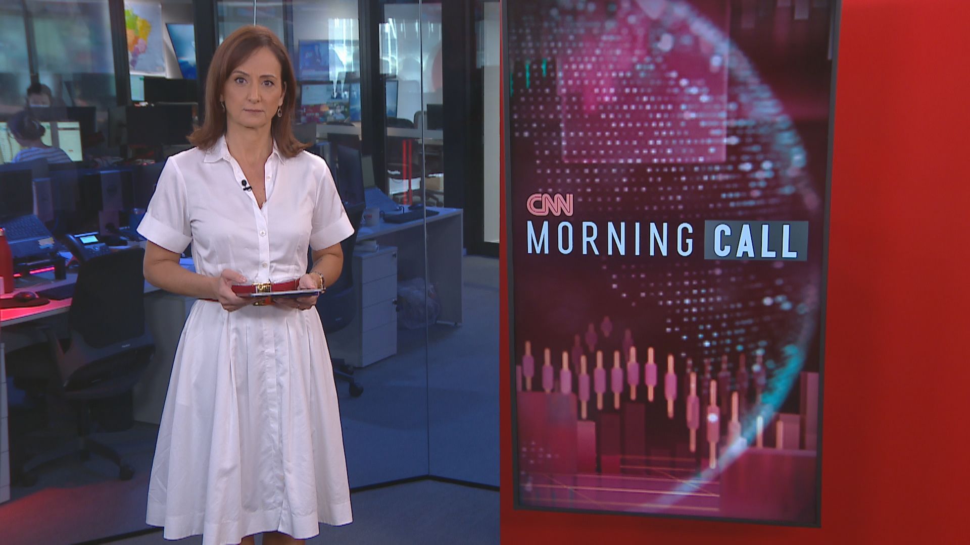 Thais Herédia no quadro Morning Call