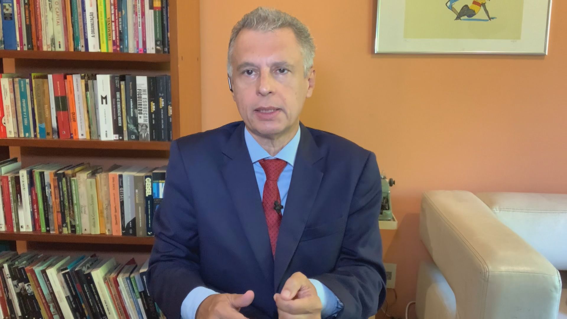 Fernando Molica no quadro Liberdade de Opinião