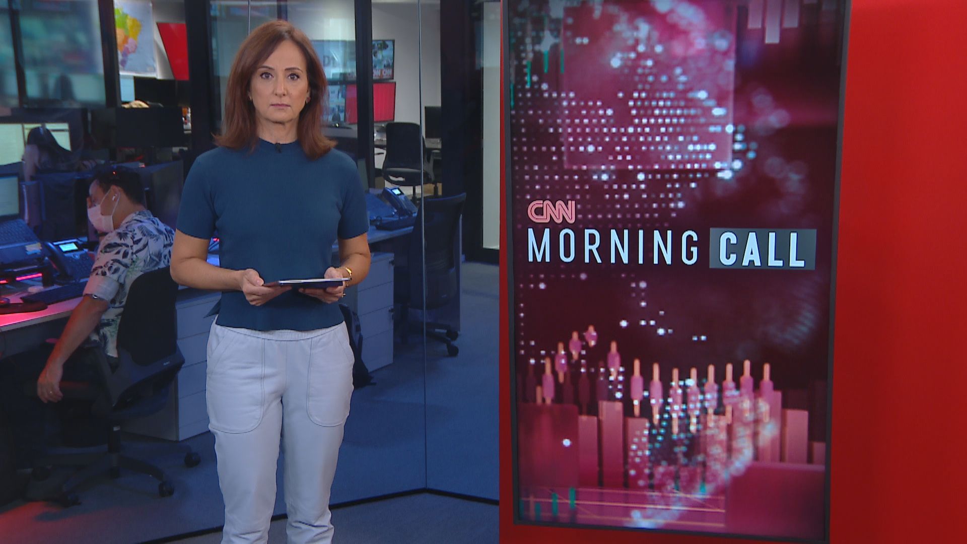 Thais Herédia no quadro Morning Call