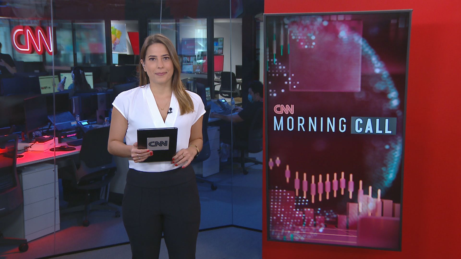 Priscila Yazbek no quadro Morning Call