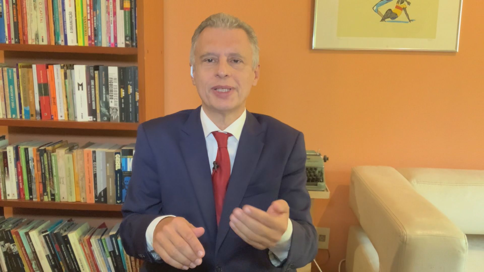 Fernando Molica no quadro Liberdade de Opinião