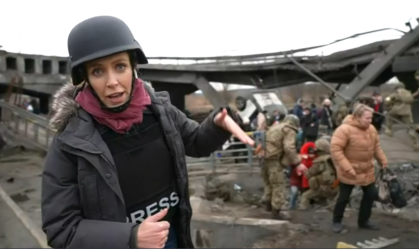 Clarissa Ward, correspondente internacional chefe da CNN