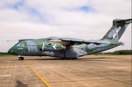 Avião KC-390, da Força Aérea Brasileira (FAB)