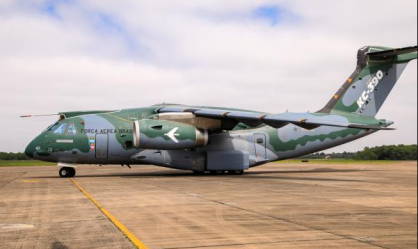 Avião KC-390, da Força Aérea Brasileira (FAB)