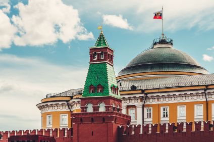 Visão geral do Kremlin, em Moscou, na Rússia