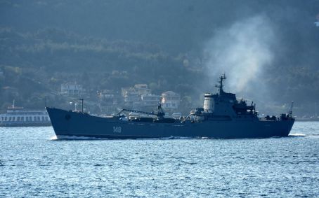 Imagem de 2019 mostra o navio russo Orsk na Turquia