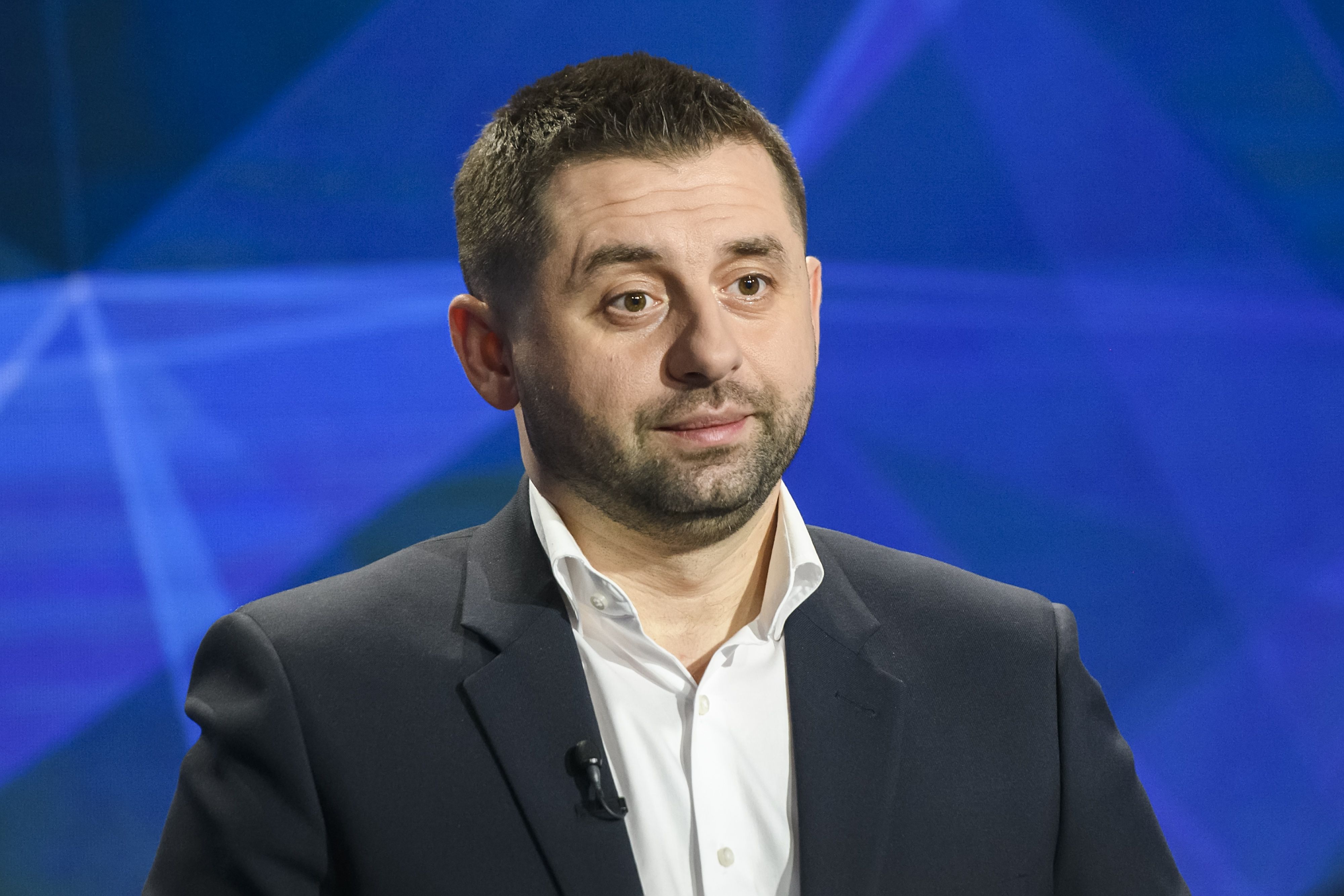 Davyd Arakhamia, dirigente do partido Servos do Povo, tem 42 anos e é considerado uma das 100 pessoas mais influentes da Ucrânia / Maxym Marusenko/NurPhoto via Getty Images