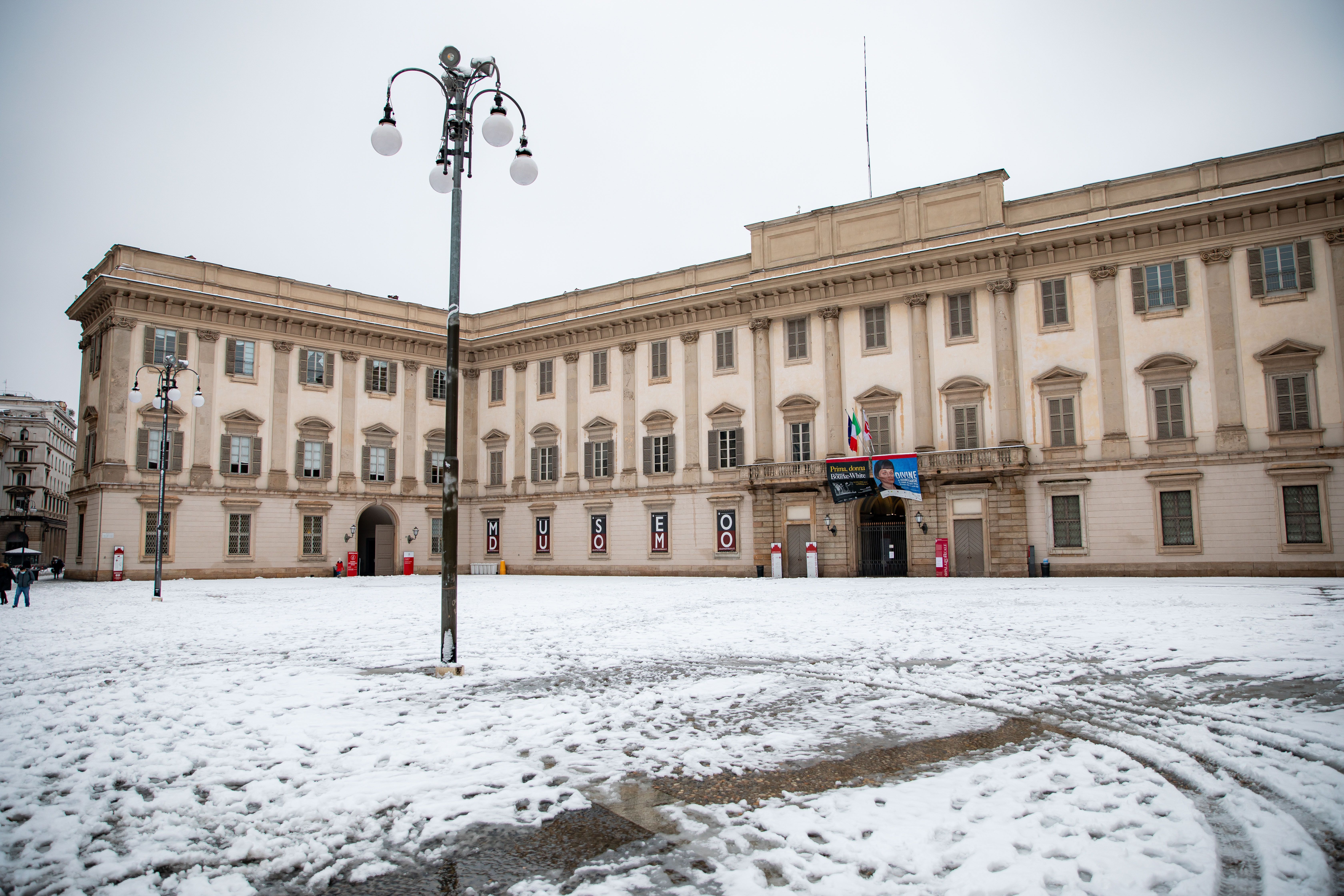 Big Snowfall In Milan