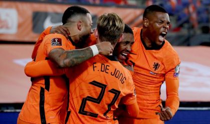 Holland  v Norway -World Cup Qualifier