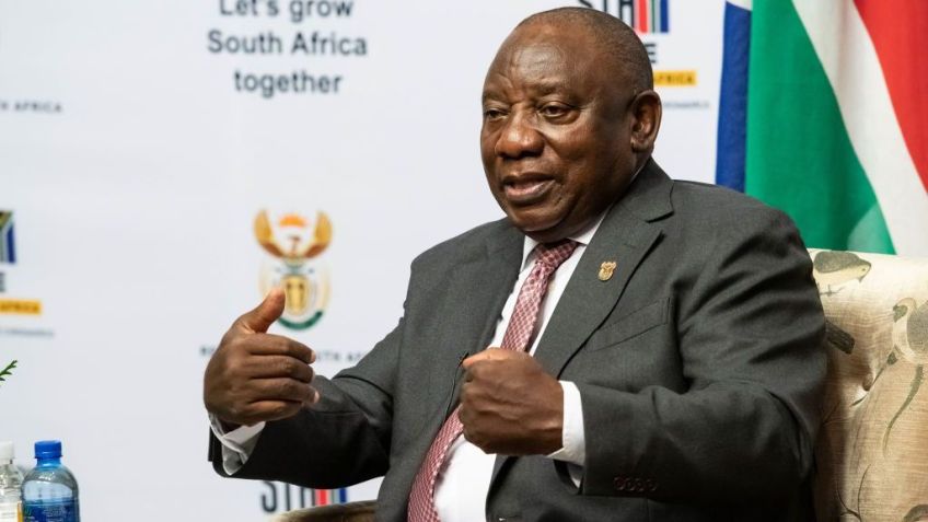 O presidente sul-africano, Cyril Ramaphosa se mostrou surpreso com as acusações / Gallo Images via Getty Images