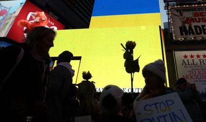 protestos ucrânia nova york