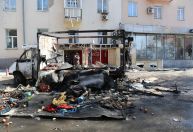Ataque com mísseis em Donetsk causa mortes; Rússia acusa Ucrânia, que nega