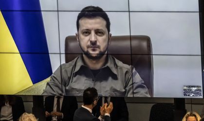 Ukrainian President Zelensky Addresses Bundestag Via Video