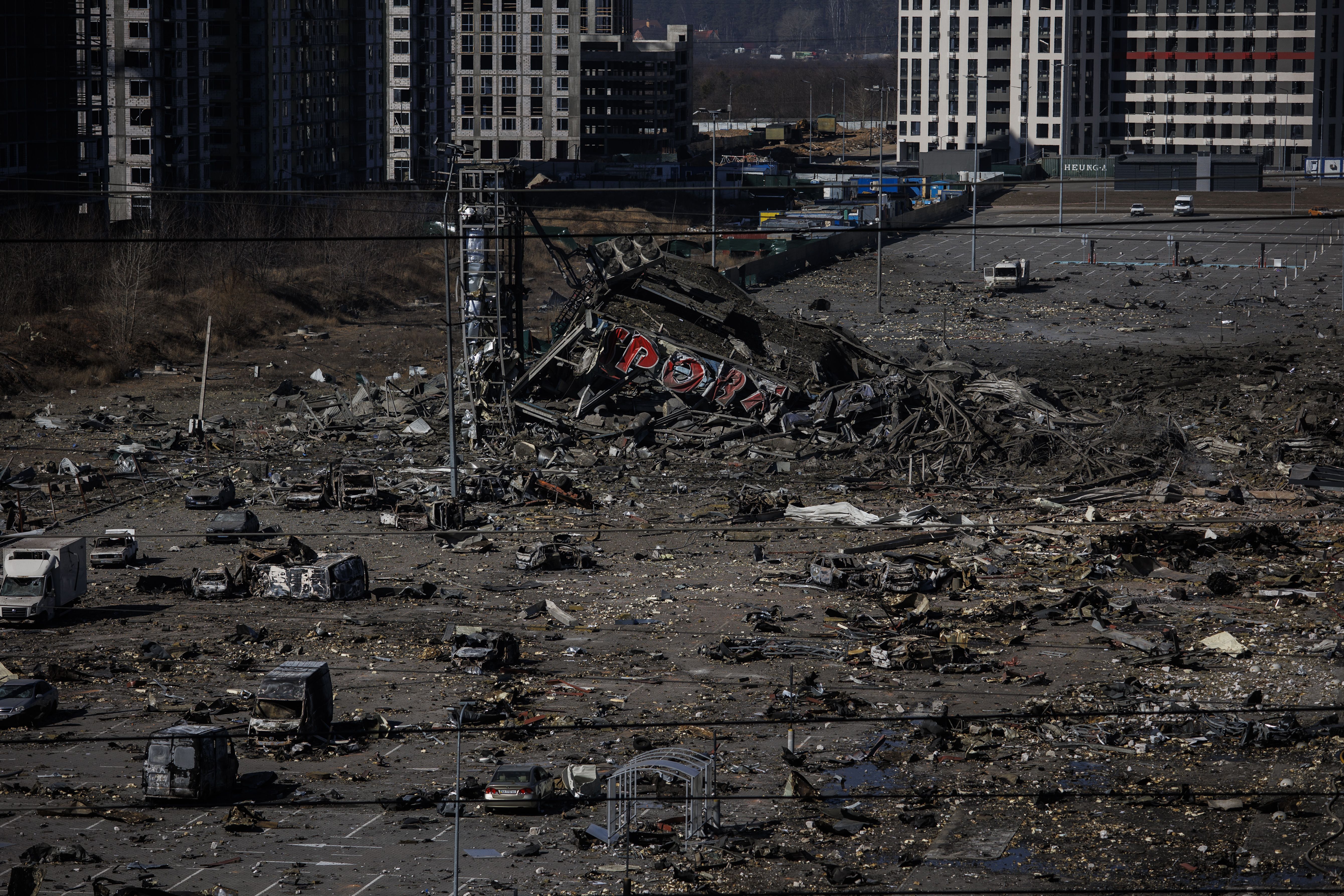 Russian attacks on Ukraine's Kyiv