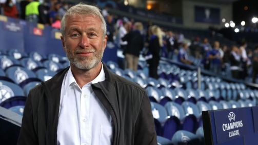Roman Abramovich, enquanto dono do Chelsea, durante a Champions League, em maio de 2021