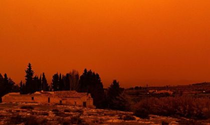 Nuvem de areia do deserto do Saara se espalha pela Europa