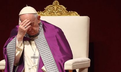 Papa Francisco durante celebração no Vaticano