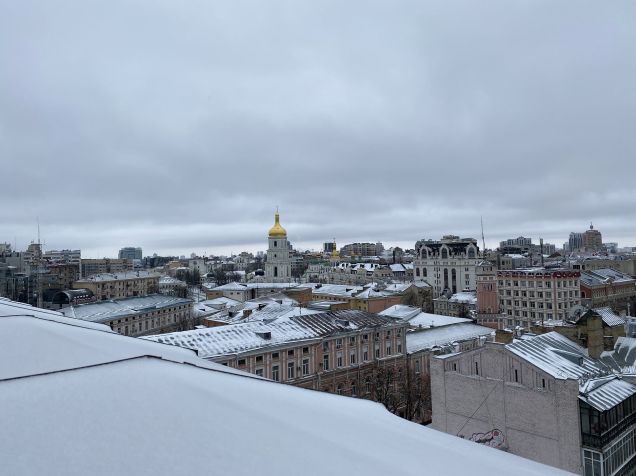 Kiev, na Ucrânia, nesta terça-feira (1º). / Ivana Kottasova / CNN