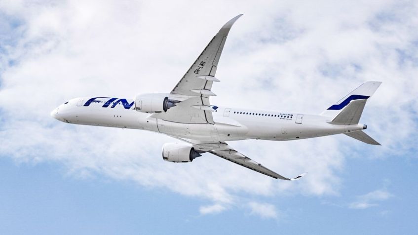 O A350, da Airbus, é um modelo de aeronave considerado resistente a baixas temperaturas / Divulgação/Finnair