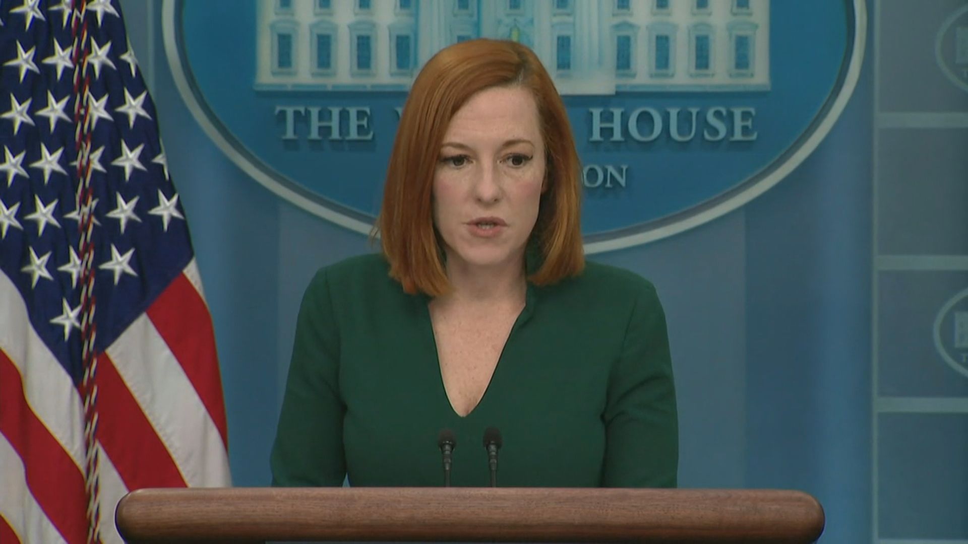 Porta-voz da Casa Branca Jen Psaki