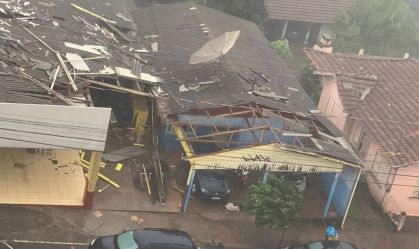 Temporal no Oeste de Santa Catarina deixa cinco feridos