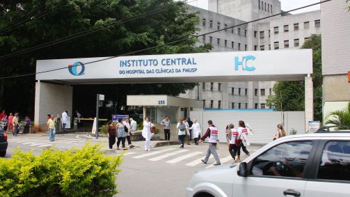 Fachada do Hospital das Clinicas, em São Paulo