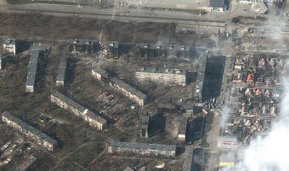 Imagens de satélite mostram Mariupol destruída