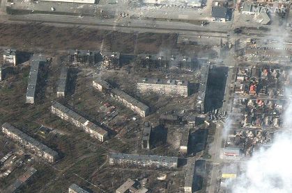 Imagens de satélite mostram Mariupol destruída