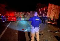 Acidente na BR-290, no Rio Grande do Sul, deixa seis mortos e 12 feridos