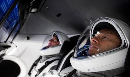 Mike Lopez-Alegria e Larry Connor no treinamento da SpaceX | missão AX-1