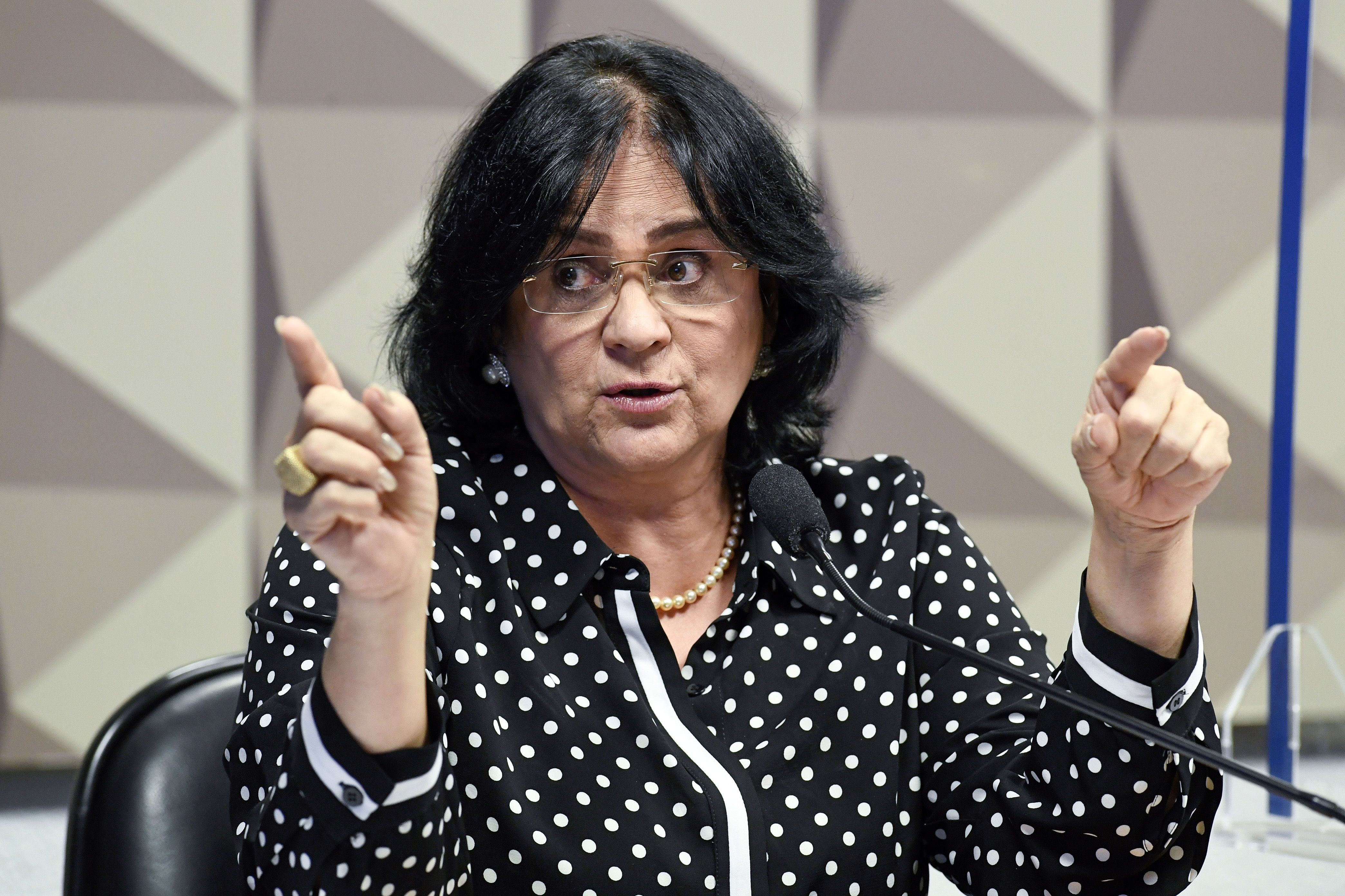 Damares Alves, ministra da Mulher, da Família e dos Direitos Humanos