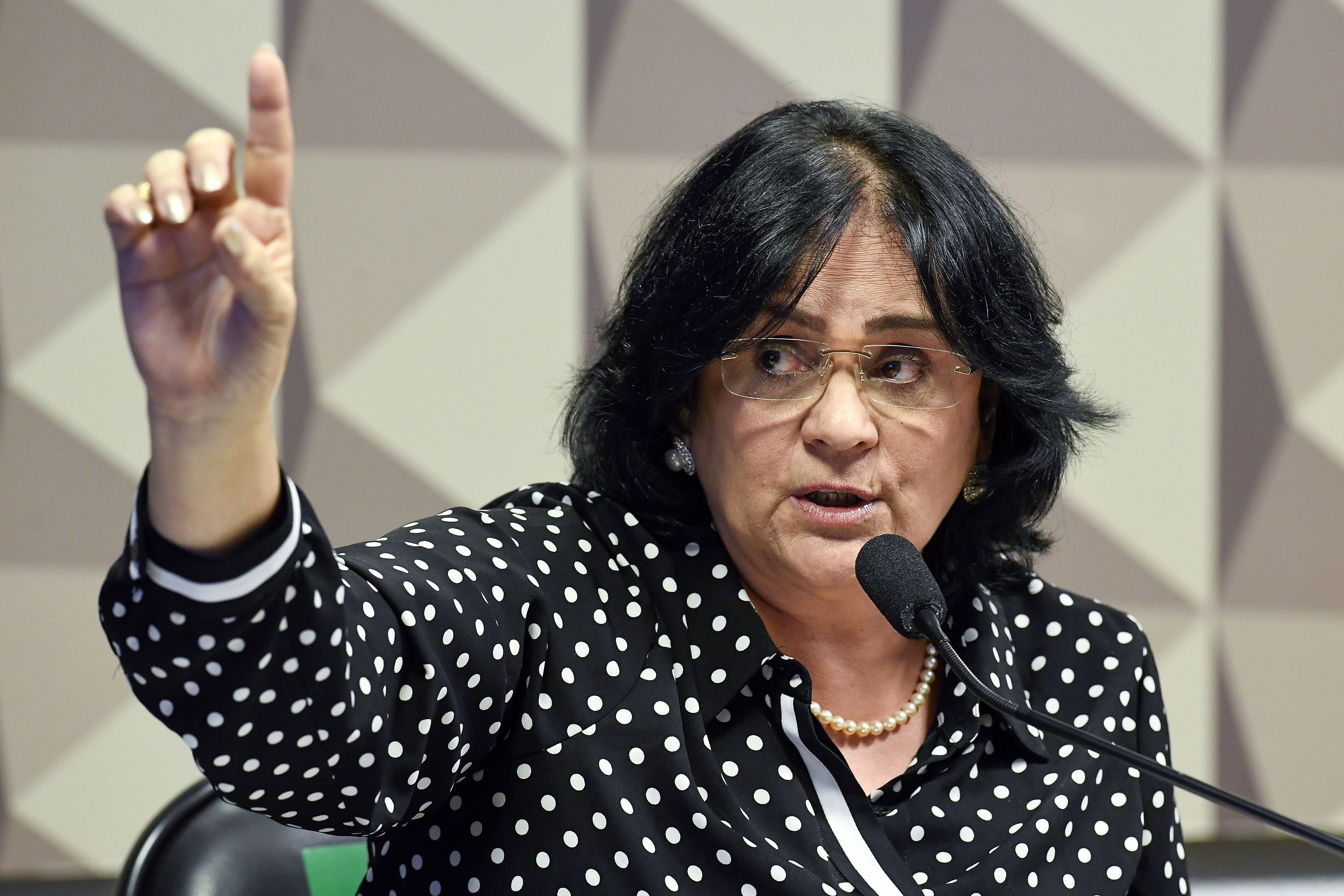 Damares Alves, ministra da Mulher, da Família e dos Direitos Humanos