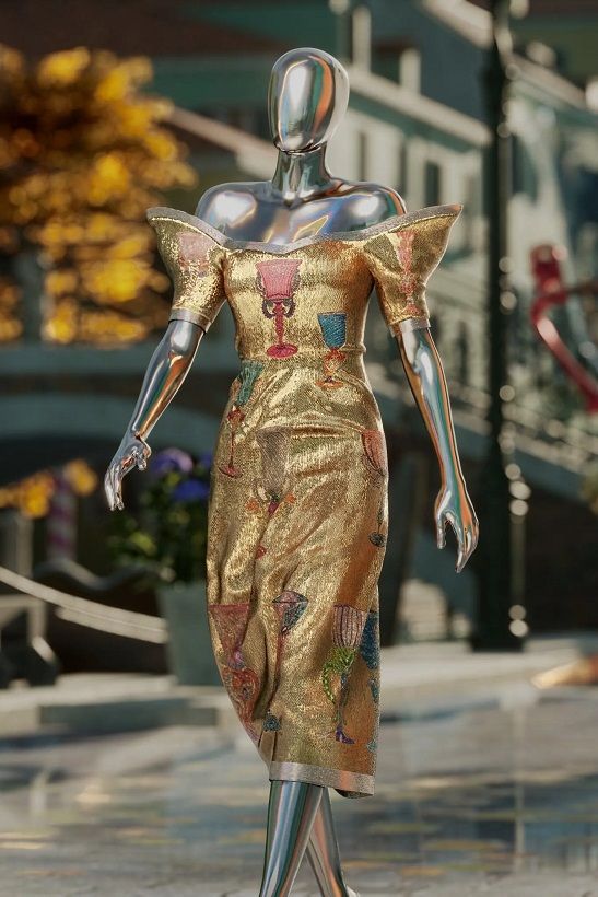 Peça da coleção de NFTs digitais da Dolce & Gabbana / Divulgação